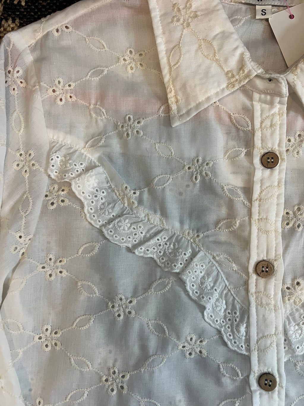 Floral & Lace Button Down