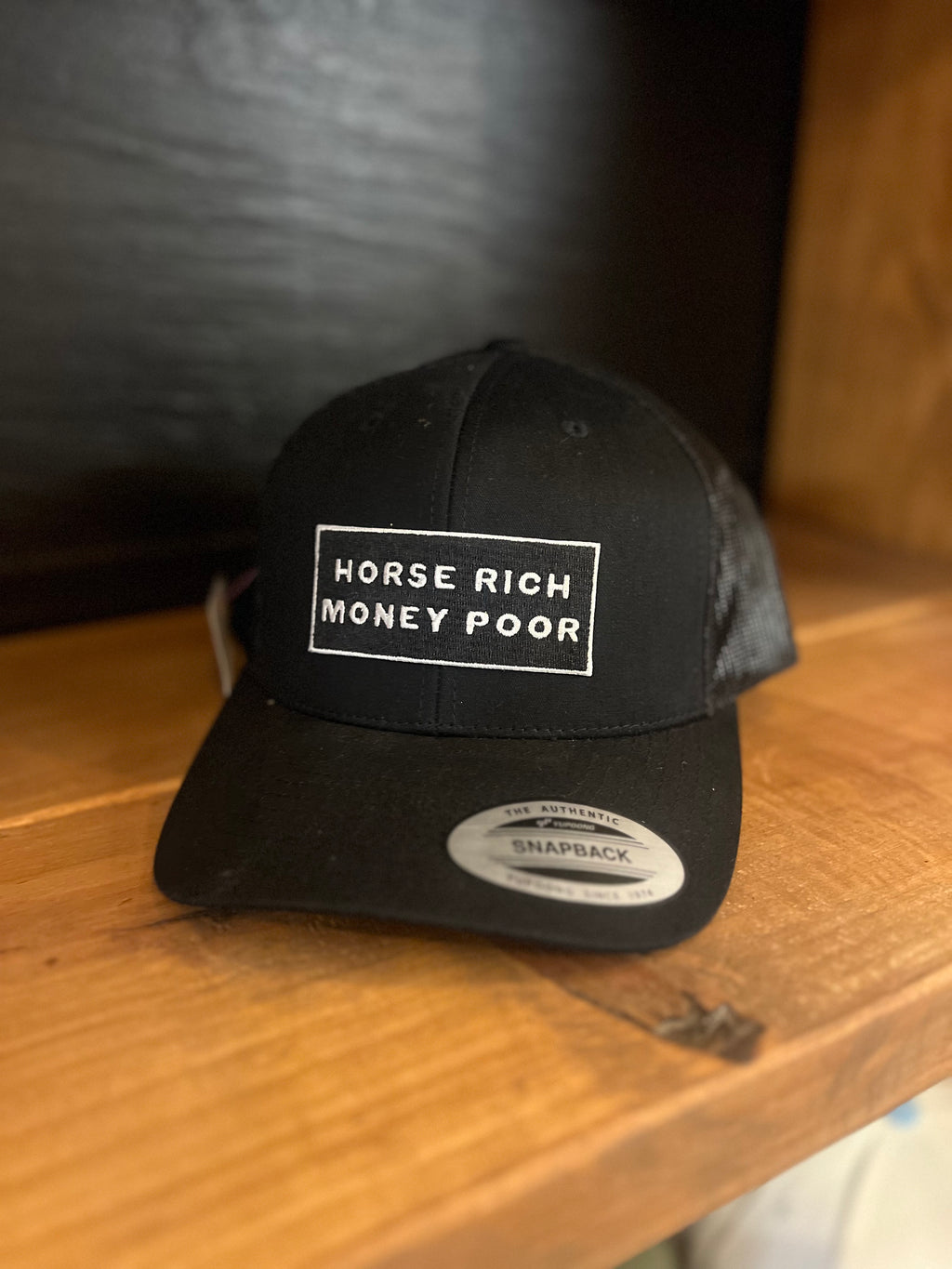 Horse Rich Money Poor Cap