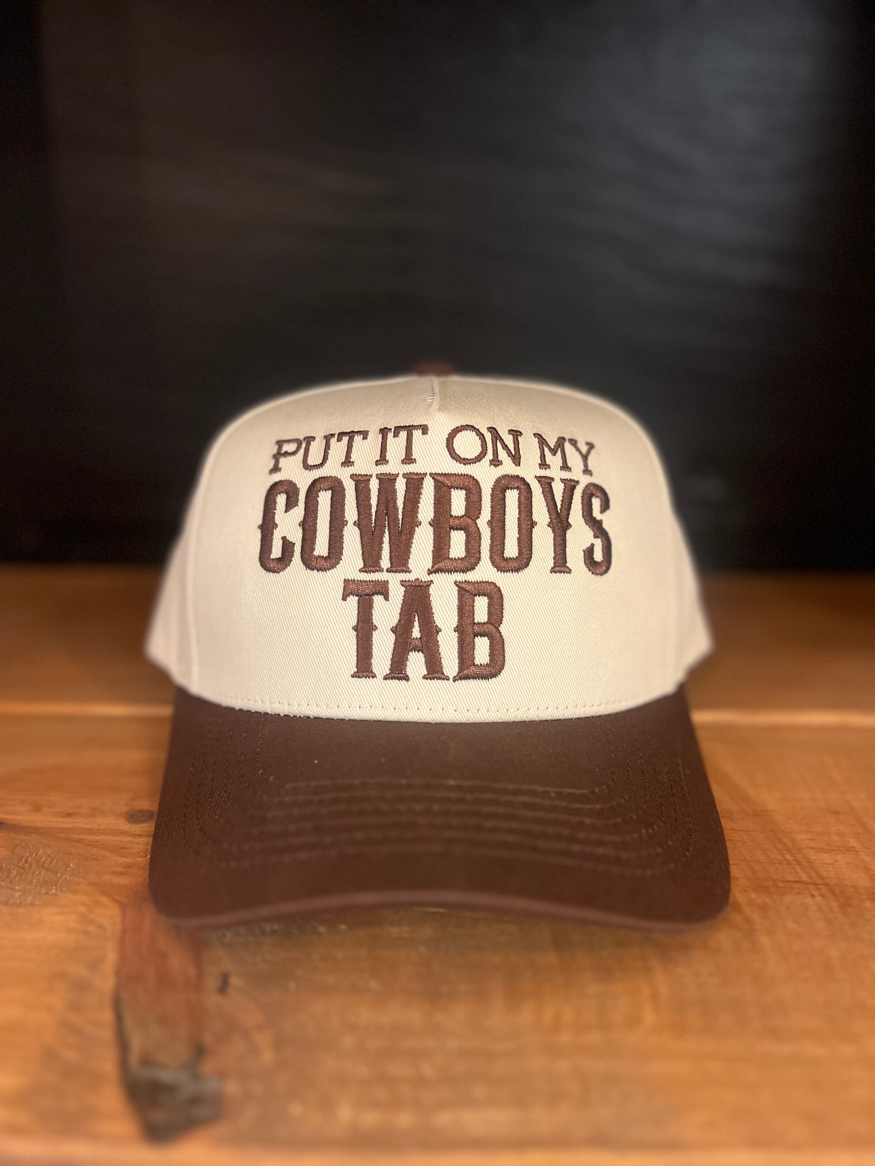 Put It On My Cowboys Tab Cap